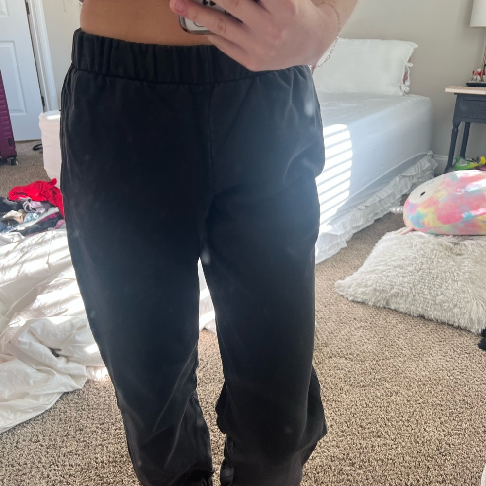 Brandy Melville Black Rosa sweatpants